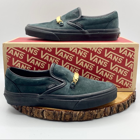 black and gold vans shoes